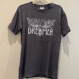 Dark Gray “Dream On Dreamer” T-Shirt